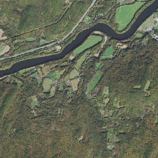 Aerial imagery of Corner School, NH