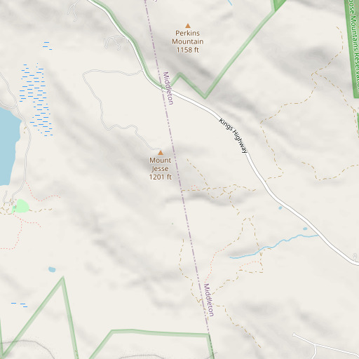 OpenStreetMap map of Mount Jesse, NH