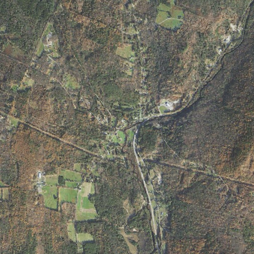 Aerial imagery of Perkins Brook, NH
