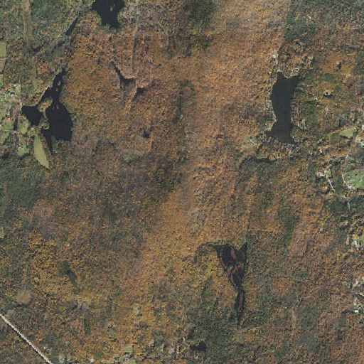 Aerial imagery of Pratt Mountain, NH