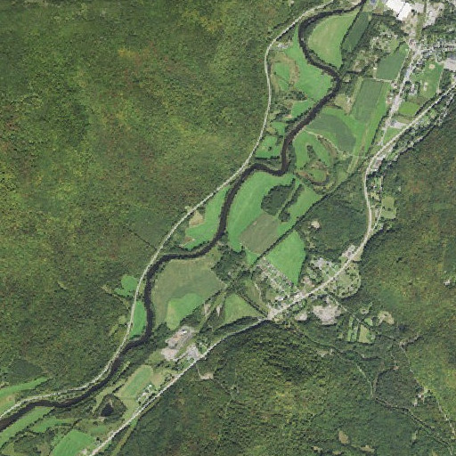 Aerial imagery of Simms Stream, NH