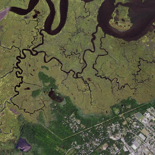 Aerial imagery of Bridge Creek, NJ