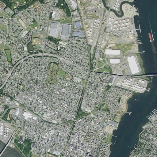 Aerial imagery of Central Park, NJ