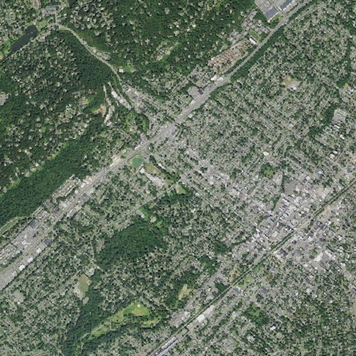 Aerial imagery of Crab Brook, NJ