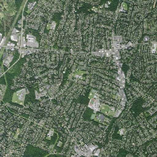 Aerial imagery of Hillside Elementary School, NJ