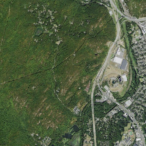 Aerial imagery of Houvenkopf Mountain, NJ