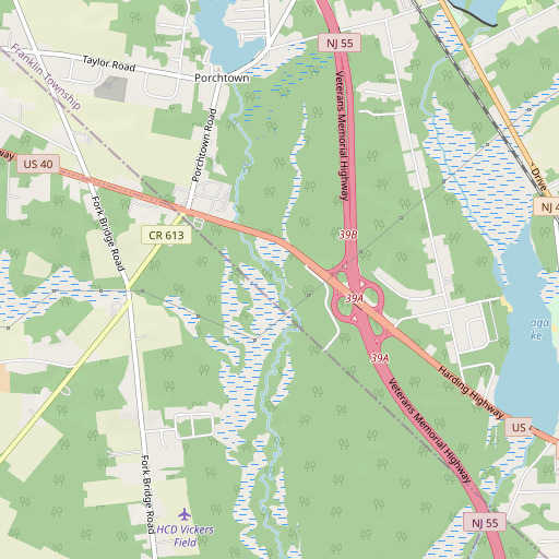 OpenStreetMap map of Little Ease Run, NJ