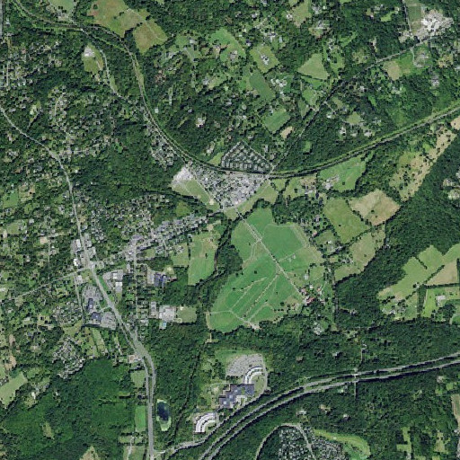 Aerial imagery of Mine Brook, NJ