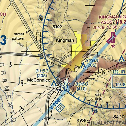 FAA VFR chart of Atlantic Spring, AZ
