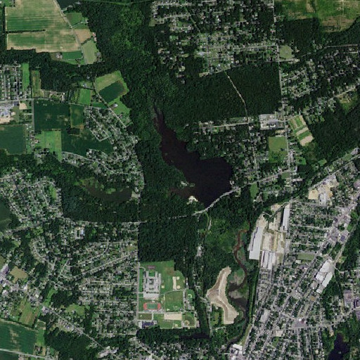 Aerial imagery of Piney Point, NJ