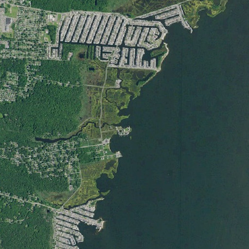 Aerial imagery of Potter Creek, NJ