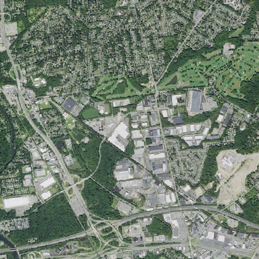 Aerial imagery of Preakness Brook, NJ