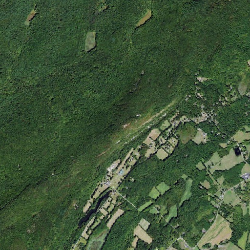 Aerial imagery of Sunrise Mountain, NJ