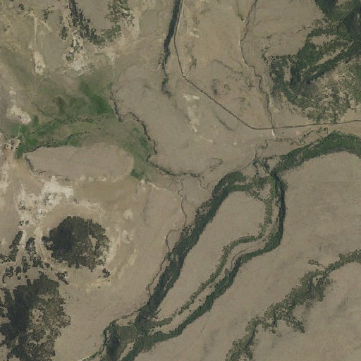 Aerial imagery of Archuleta Creek, NM