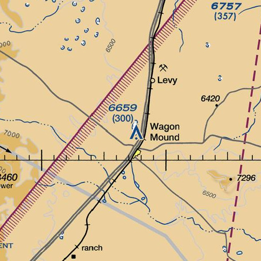 FAA VFR chart of Big Spring, NM