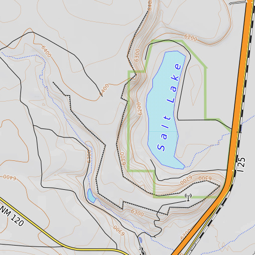 OpenTopoMap map of Big Spring, NM