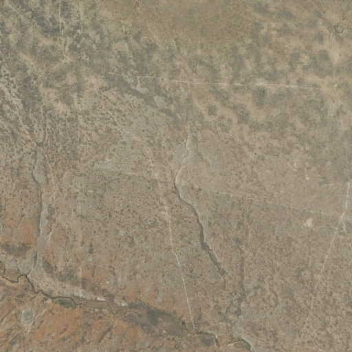 Aerial imagery of Coyote Spring, NM