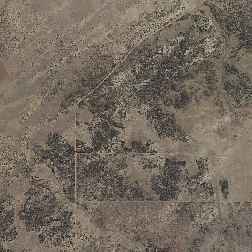 Aerial imagery of Duggins Well, NM