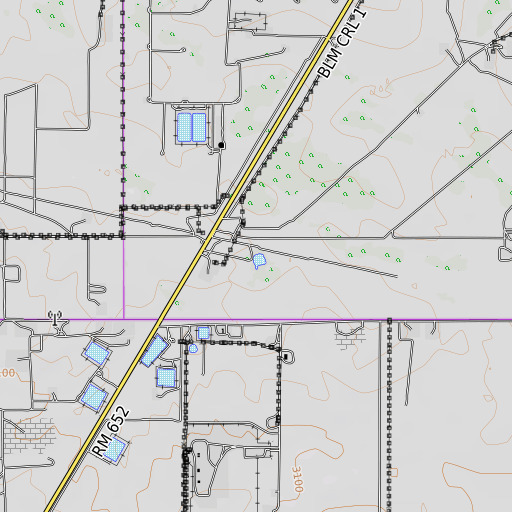 OpenTopoMap map of Hackberry Windmill, NM