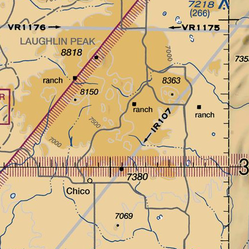 FAA VFR chart of Hogeye Mesa, NM