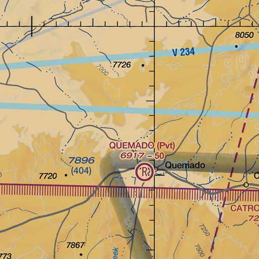 FAA VFR chart of Lopez Draw, NM