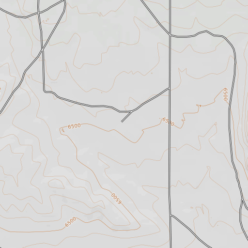 OpenTopoMap map of McBride Well, NM
