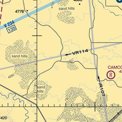 FAA VFR chart of McCarty Ranch, NM