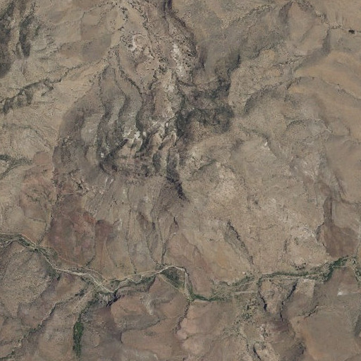 Aerial imagery of McClede Mountain, NM