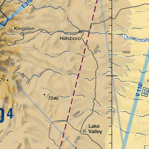 FAA VFR chart of McClede Spring, NM
