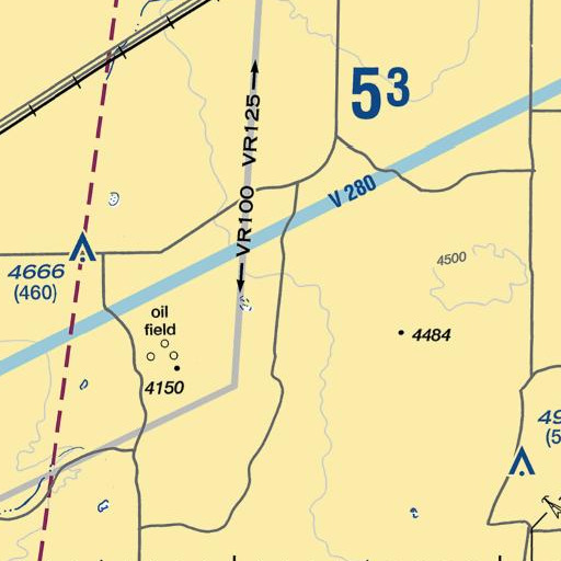 FAA VFR chart of McCombs Ranch, NM
