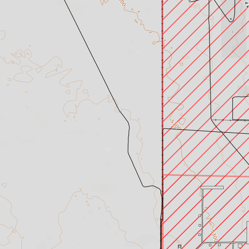 OpenTopoMap map of McCormick Ranch, NM