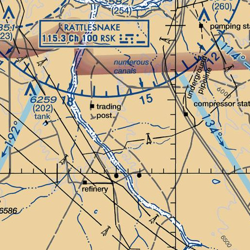 FAA VFR chart of McKay Windmill, NM