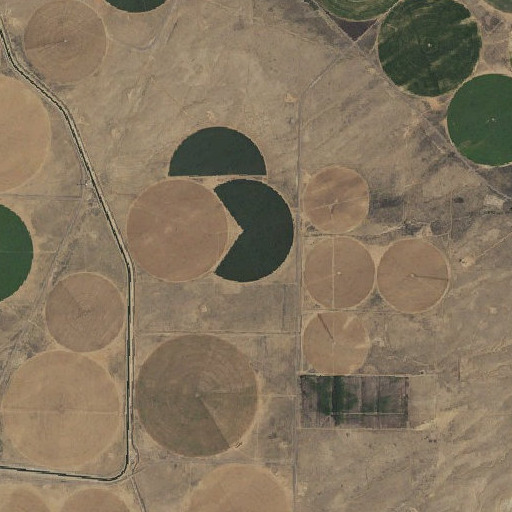 Aerial imagery of McKay Windmill, NM