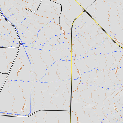 OpenTopoMap map of McKay Windmill, NM