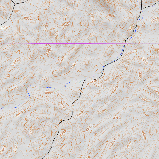 OpenTopoMap map of McLeod Draw, NM