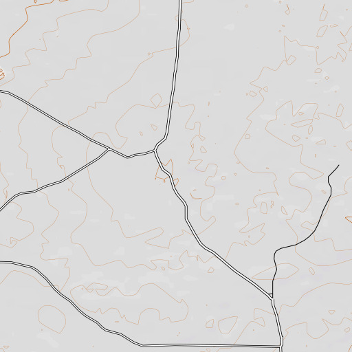OpenTopoMap map of Middle Well, NM