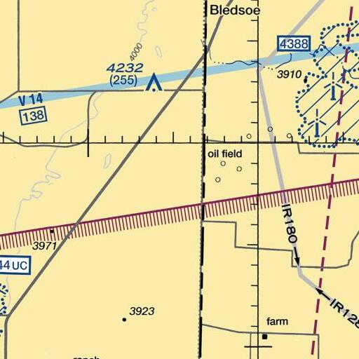 FAA VFR chart of Middle Windmill, NM