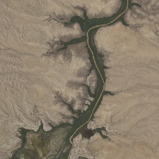 Aerial imagery of Mitchell Point, NM