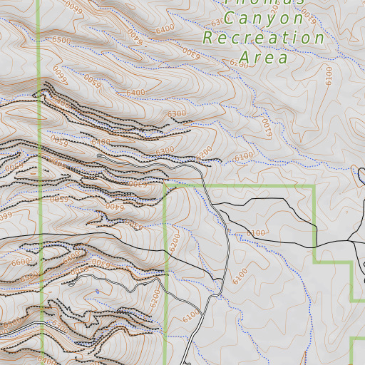 OpenTopoMap map of Murphy Arroyo, NM
