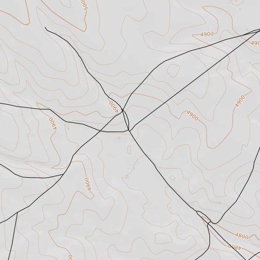 OpenTopoMap map of Nester Well, NM
