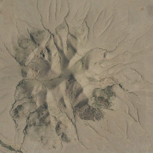 Aerial imagery of Palo Blanco Mountain, NM