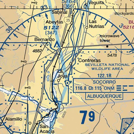 FAA VFR chart of Pascual Arroyo, NM