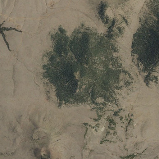 Aerial imagery of Pine Buttes, NM