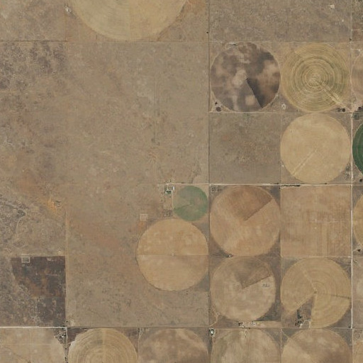 Aerial imagery of Pope Ranch, NM