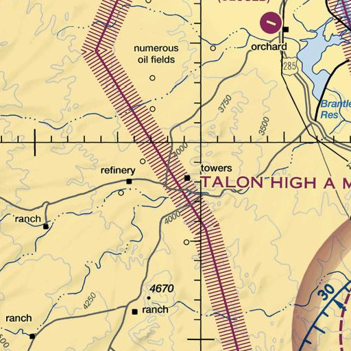 FAA VFR chart of Rizado Point, NM
