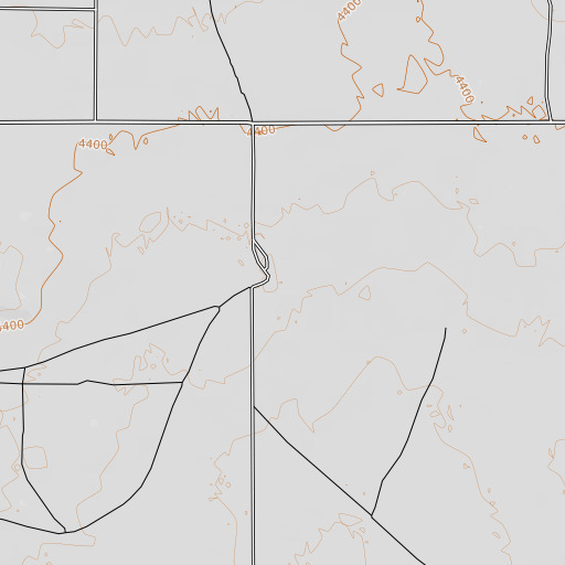 OpenTopoMap map of Rock Ranch, NM