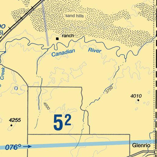 FAA VFR chart of Second Trap Windmill, NM