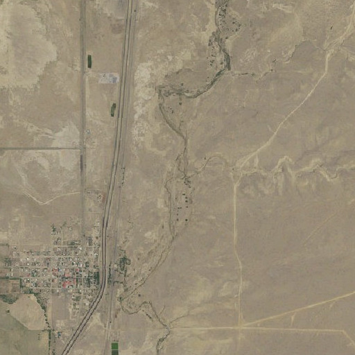 Aerial imagery of Spring Arroyo, NM
