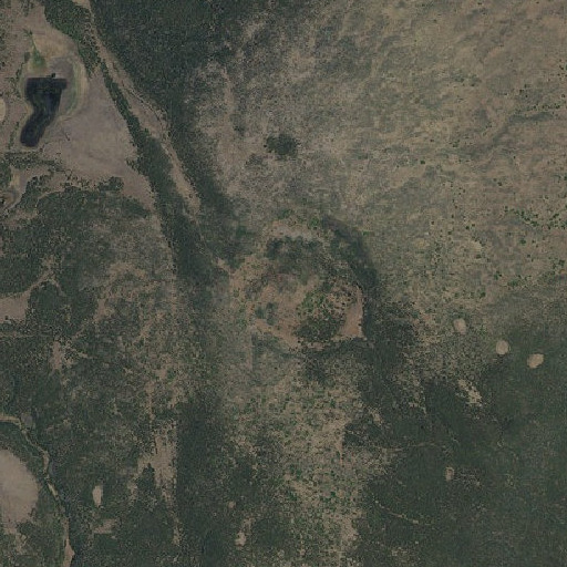 Aerial imagery of White Peak, NM