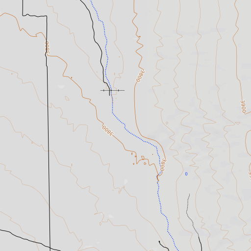 OpenTopoMap map of San Simon River, NM